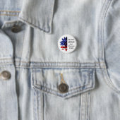 Ik hou ook van Jezus en Amerika Ronde Button 3,2 Cm (In situ)
