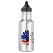 Ik hou ook van Jezus en Amerika Waterfles (Rechts)