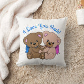 Ik Hou Ook Van Jou Knuffelberen Knuffelen Kussen (Deken)