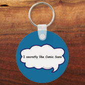 Ik hou stiekem van stripverhalen! sleutelhanger (Voorkant)