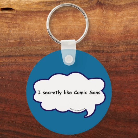 Ik hou stiekem van stripverhalen! sleutelhanger (Voorkant)