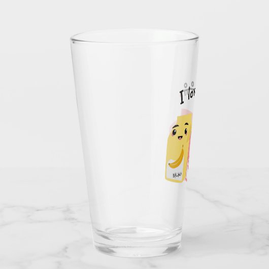 Ik hou van 우 유. glas (Rechts)