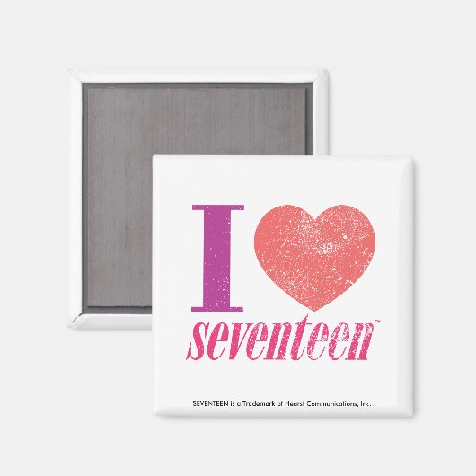 Ik hou van 17 magneet (Voorkant / Achterkant)