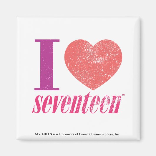 Ik hou van 17 magneet (Voorkant)