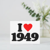 IK HOU VAN 1949 BRIEFKAART (Staand voorkant)