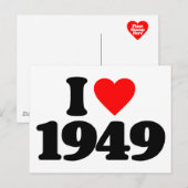 IK HOU VAN 1949 BRIEFKAART (Voorkant / Achterkant)