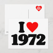 IK HOU VAN 1972 BRIEFKAART (Voorkant / Achterkant)