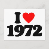 IK HOU VAN 1972 BRIEFKAART (Voorkant)