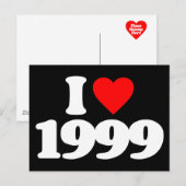 IK HOU VAN 1999 BRIEFKAART (Voorkant / Achterkant)