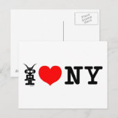 IK HOU VAN .1LOVE BRIEFKAART (Voorkant / Achterkant)