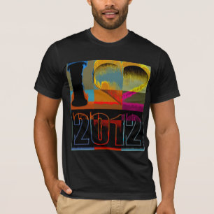 Ik hou van 2012 - Pop kunst  - T-shirt
