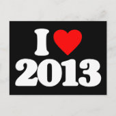 IK HOU VAN 2013 BRIEFKAART (Voorkant)