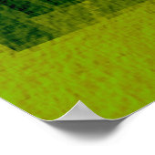 Ik hou van 2013 - Green Rock Pop Art - Poster (Hoek)