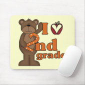 Ik hou van 2e Grade Tshirts en geschenken Muismat (Met muis)