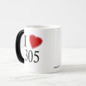 Ik hou van 305 Miami Magische Mok (Voorkant links)