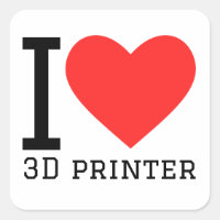 Ik hou van 3D-printer