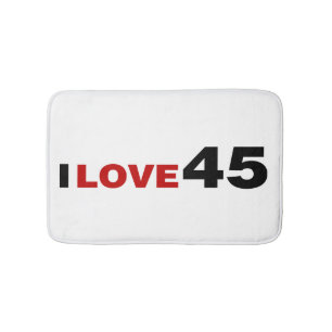 Ik hou van 45 badmat