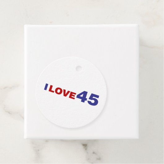 Ik hou van 45 bedankjes labels (In situ)