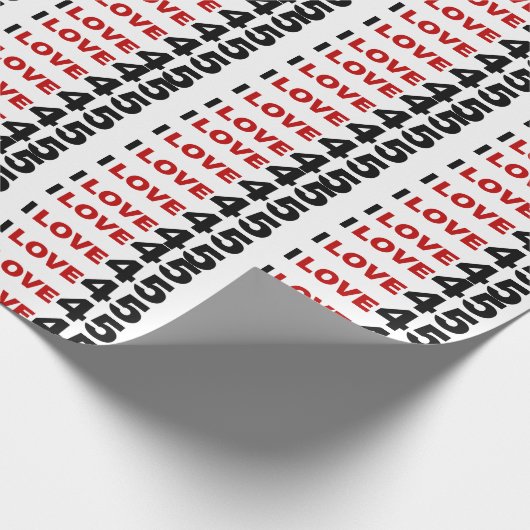 Ik hou van 45 cadeaupapier (Hoek)