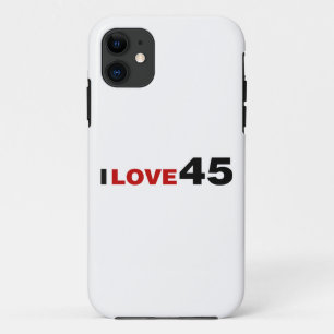 Ik hou van 45 Case-Mate iPhone case