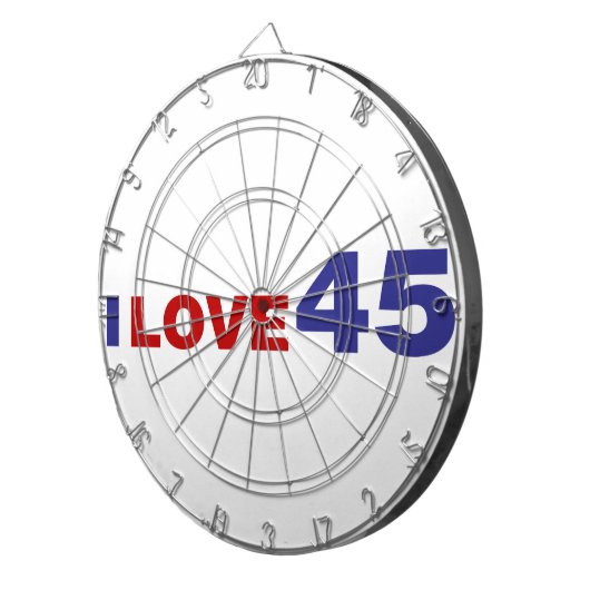 Ik hou van 45 dartbord (Voorkant Rechts)