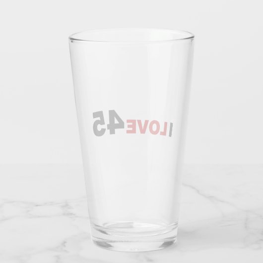 Ik hou van 45 glas (Achterkant)