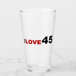 Ik hou van 45 glas