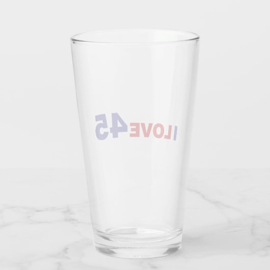 Ik hou van 45 glas (Achterkant)