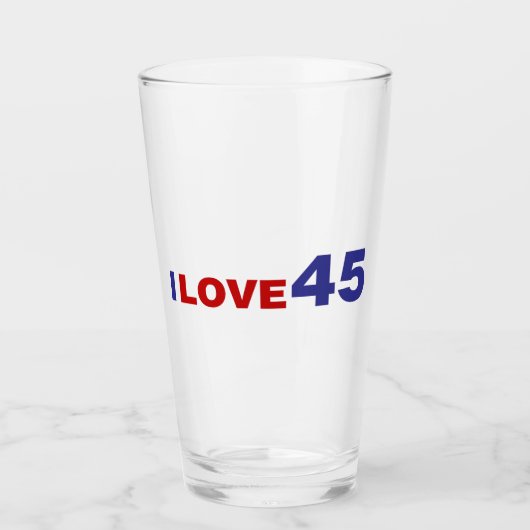 Ik hou van 45 glas (Voorkant)