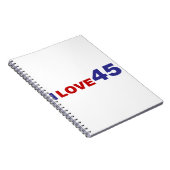 Ik hou van 45 notitieboek (Rechterzijde)