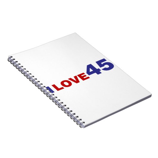 Ik hou van 45 notitieboek (Rechterzijde)