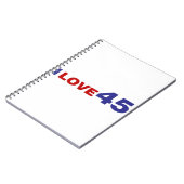 Ik hou van 45 notitieboek (Linkerzijde)