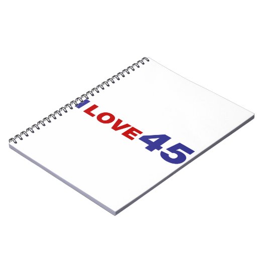 Ik hou van 45 notitieboek (Linkerzijde)