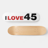 Ik hou van 45 persoonlijk skateboard (Horizontaal)