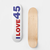 Ik hou van 45 persoonlijk skateboard (Voorkant)