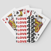 Ik hou van 45 pokerkaarten (Achterkant)