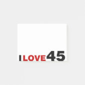 Ik hou van 45 post-it® notes (Voorkant)