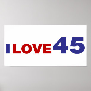 Ik hou van 45 poster