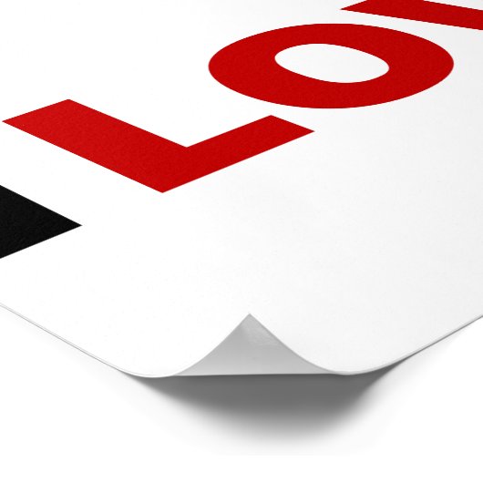 Ik hou van 45 poster (Hoek)