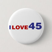 Ik hou van 45 ronde button 5,7 cm (Voorkant)