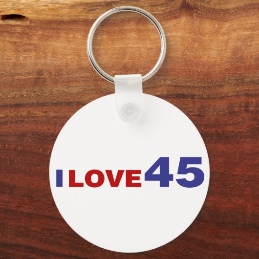 Ik hou van 45 sleutelhanger (Achterkant)