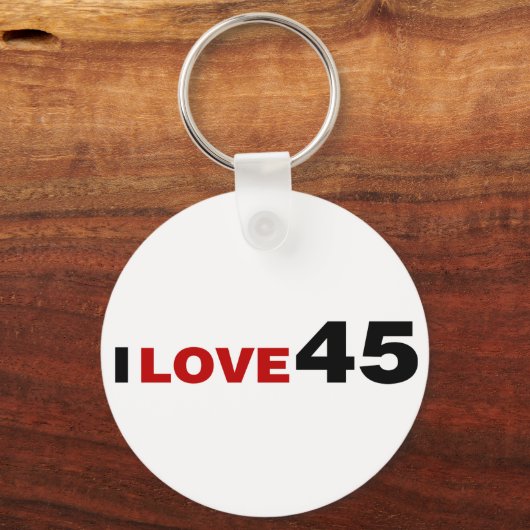 Ik hou van 45 Sleutelhanger (Achterkant)