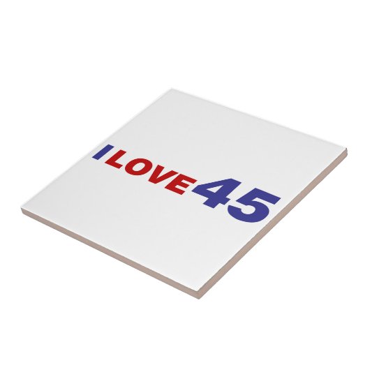 Ik hou van 45 tegeltje (Zijkant)