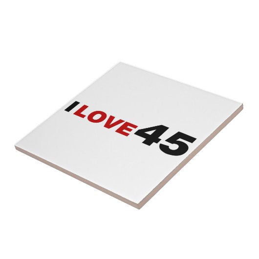 Ik hou van 45 tegeltje (Zijkant)