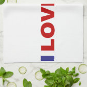 Ik hou van 45 theedoek (Gevouwen)