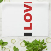 Ik hou van 45 theedoek (Gevouwen)