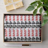 Ik hou van 45 tissuepapier (Geschenk)