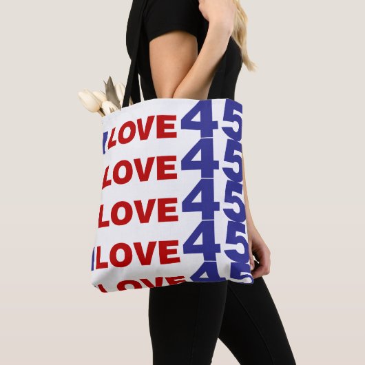 Ik hou van 45 tote bag (Dichtbij)