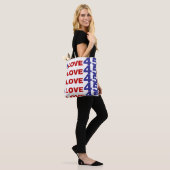 Ik hou van 45 tote bag (Op model)