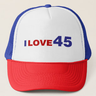 Ik hou van 45 trucker pet